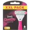 Wilkinson Sword Quattro For Women Sensitive keičiami peiliukai moteriai, 1 peiliukas