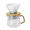 Borosilikatinio stiklo V60 kavos ruošimo rinkinys, 630 ml