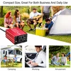 12 V į 220 V automobilinis maitinimo keitiklis 150 W, DC į AC konverteris, 1 kintamosios srovės lizdas, dvigubas USB automobilinis įkroviklis adapteris, automobilinis įtampos keitiklis, 12 V į 220 V inverteris