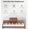 37 klavišų mini pianino klaviatūra, elektroninis pianinas, mini skaitmeninis pianino klaviatūra, sintezatorius, mini pianinas, mini klavišiniai, mažas elektroninis pianinas