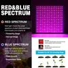 Augalo lempa, pilnas spektras, šviesos panelė 225 LED raudona mėlyna, hidroponikai, 295x300 mm, augalų šviestuvas, LED lempa augalams, LED panelė augalams, pilno spektro LED lempa augalams