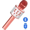 Belaidis rožinis karaokės mikrofonas, vaikų karaokės mikrofonas, „Bluetooth“ karaokės mikrofonas, belaidis mikrofonas vaikams, karaokės mikrofonas vaikams, rožinis mikrofonas karaokei
