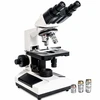 Binokulinis biologinis mikroskopas su 2 standartiniais objektyvais 1600X, binokuliarinis mikroskopas, biologinis mikroskopas, mikroskopas su dviem objektyvais
