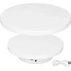 Didelė 40 cm besisukanti ekspozicinė platforma, 360° tylus sukamasis stovas fotografijai, produktų ekspozicijai, didelės apkrovos sukamasis pagrindas, besisukantis padėklas, sukamasis pjedestalas (Ekspozicinė prekė)