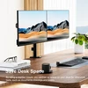 Dvigubas monitorių laikiklis, dvigubas ekrano laikiklis, dviejų monitorių stovas, dual monitorių laikiklis