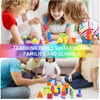 Geometrinių formų rinkinys vaikams edukaciniam žaidimui, geometrinės figūros vaikams, geometrinių figūrų rinkinys, mokomosios geometrinės formos
