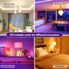 Išmani RGB lemputė su „WiFi“ ir „Bluetooth“ E27 10W, išmanioji spalvota lemputė, RGB šviesos lemputė, E27 10W lemputė su „WiFi“ ir „Bluetooth“
