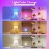 Išmani RGB lemputė su „WiFi“ ir „Bluetooth“ E27 10W, išmanioji spalvota lemputė, RGB šviesos lemputė, E27 10W lemputė su „WiFi“ ir „Bluetooth“