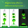 Lavos lempa su žaliais burbulais 360 mm, lavos lempa su žaliu vašku, žalia lavos lempa, lempa su lavos vašku