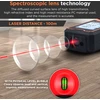 Lazerinis atstumo matuoklis 100 m, lazerinis nuotolio matuoklis, lazerinis atstumo matavimo prietaisas, lazerinis nuotolio matavimo prietaisas