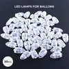 LED balionų lemputės, RGB, LED lempos balionams 50 vnt., LED balionų švieselės, LED švieselės balionams