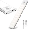 LED lempa su judesio jutikliu, 60 cm, lempa su judesio detektoriumi, judesio sensoriaus lempa, LED šviestuvas su judesio jutikliu, LED juostinė lempa su judesio davikliu