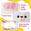 LED šviečiantis meškiukas, šviesą skleidžiantis meškiukas, šviečianti minkšta pliušinė meška, šviečiantis pliušinis meškiukas