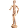 Medinė žmogaus vyro figūrėlė 33 cm, medinis meninis manekenas, žmogaus figūros modelis, medinė žmogaus figūra, medinė žmogaus manekenė