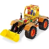 Metalinis konstruktorius ekskavatorius 732 det., metaliniai statybiniai blokeliai buldozeris, metalinis ekskavatoriaus rinkinys, metalinis buldozerio rinkinys