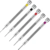 Mini atsuktuvų rinkinys 0,8–1,6 mm, 5 vnt., precizinis mini atsuktuvų rinkinys, smulkių atsuktuvų komplektas, tikslus atsuktuvų rinkinys, mini ploni atsuktuvai