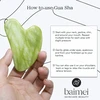 Nefrito veido masažuoklis – volelis ir plokščia plokštelė, Gua Sha rinkinys, nefrito veido volelis, nefrito masažinis volelis, Gua Sha plokštelė, nefrito plokštelė, nefrito volelis veidui
