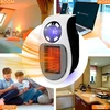 Nešiojamas elektrinis mini šildytuvas, reguliuojama temperatūra, šildytuvas kūdikiui, mini šildytuvas, elektrinis šildytuvas, mažas šildytuvas