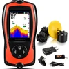 Nešiojamas žuvų ieškiklis su LCD ekranu, 100 m gylio sonaras, žuvų radaras, žuvų detektorius, žuvų lokatorius