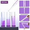 Pipetė, 20 vnt. rinkinys, 10 ml, 300 mm, laboratoriniai įrankiai, pipetės rinkinys, dozavimo pipetė, lašelinė pipetė