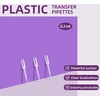 Pipetė, 50 vnt. rinkinys, 0,2 ml, 65 mm, laboratoriniai įrankiai, pipetės rinkinys, dozavimo pipetė, skysčių pipetė