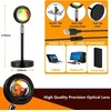 Saulėlydžio projekcija, RGB lempa, LED lempa su saulėtekio ir saulėlydžio efektu, saulėlydžio lempa, saulėlydžio projekcinė lempa, RGB projekcinė lempa, LED projekcinė lempa, LED RGB lempa