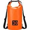 Sausas maišas vandeniui nepralaidus krepšys, oranžinis vandeniui atsparus maišas, 30 l, sausmaišis, hermetinis maišas, vandeniui atsparus krepšys