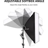 Softboksas 235 cm, 2 rinkiniai. Apšvietimo komplektas fotografijos studijai, šviesdėžė fotografijai, studijinis apšvietimo rinkinys