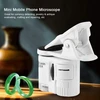 Telefono mikroskopas 60x telefono objektyvas su LED UV šviesa, telefoninis mikroskopas 60x, išmaniojo telefono mikroskopo objektyvas, 60 kartų telefono lupa, telefono lęšis su LED ir UV apšvietimu