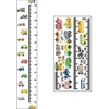 Ūgio matavimo liniuotė, automobilio sienos lipdukas, ūgio matuoklis 180 cm, ūgio matavimo lipdukas, ūgio matavimo juosta, sieninė ūgio matavimo liniuotė