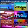 USB RGB LED juosta 10 m, 30 LED/m su nuotolinio valdymo pultu, LED juostelė, šviesos juosta, šviesos diodų juosta