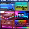 USB RGB LED juosta su „Bluetooth“, 10 m, USB RGB šviesos juosta, LED lemputės juosta, LED apšvietimo juosta