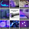 UV žibintuvėlis, 51 LED, ultravioletinis, UV lempa, ultravioletinis žibintuvėlis, UV LED žibintuvėlis