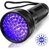 UV žibintuvėlis, 51 LED, ultravioletinis, UV lempa, ultravioletinis žibintuvėlis, UV LED žibintuvėlis