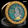 Vaikiška piratų lobio metalinė moneta stalo žaidimams ir viktorinoms, dekoratyvinė atminimo moneta, auksinė moneta, piratų moneta, žaidimų moneta, suvenyrinė moneta