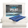 20 litrų išsiliejimo priemonių komplektas Portwest SM60, Pw spalvos: Baltas
