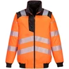 3 viename Pilot striukė Portwest PW302, Dydis: XXL, Pw spalvos: Oranžinis/Juodas