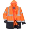 5 viename dviejų spalvų striukė Portwest S766, Dydis: 5XL, Pw spalvos: Oranžinis/Navy