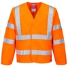 Antistatinis, ugniai atsparus PORTWEST FR85 gero matomumo švarkas, Dydis: L/XL, Pw spalvos: Geltona