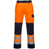 Darbo kelnės Portwest MV36, Dydis: L, Pw spalvos: Oranžinis/Navy