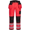 Darbo kelnes Portwest T501, Dydis: 36, Pw spalvos: Raudona/Juodas