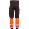 Darbo PORTWEST FR438 kelnės, Dydis: XXL, Pw spalvos: Juodas/Oranžinis