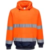 Dviejų spalvų bliuzonas su gobtuvu PORTWEST B316, Dydis: M, Pw spalvos: Oranžinis/Navy
