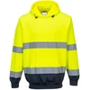Dviejų spalvų bliuzonas su gobtuvu PORTWEST B316, Dydis: L, Pw spalvos: Geltona/Navy