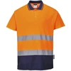 Dvispalviai medvilniniai polo marškinėliai Portwest S174, Dydis: 4XL, Pw spalvos: Oranžinis/Navy