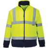 Dvispalvis flisinis džemperis PORTWEST F301, Dydis: 5XL, Pw spalvos: Geltona/Navy