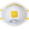 FFP1 respiratorius su vožtuvu Portwest P101, 10 vnt., Pw spalvos: Baltas