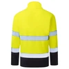 Flisinis PORTWEST ES251 užtrauktuku užsegamas džemperis, Dydis: 6XL, Pw spalvos: Oranžinis/Navy
