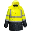 Gero matomumo 7 viename kontrastinga kelininko striukė Portwest S426, Dydis: 4XL, Pw spalvos: Geltona/Navy