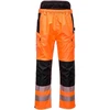 Gero matomumo darbo kelnės PORTWEST PW342, Dydis: XXL, Pw spalvos: Geltona/Juodas